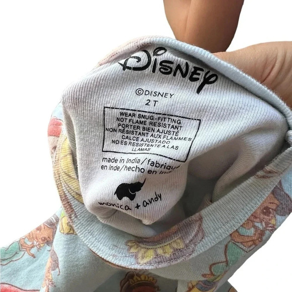 Monica and Andy‎ x Disney 2 Piece Disney Princess PJs - Picture 6 of 7